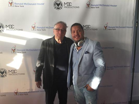 DJ John and Robert De Niro at a Ronald McDonald charity event!