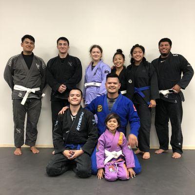 Thursday night adult BJJ class