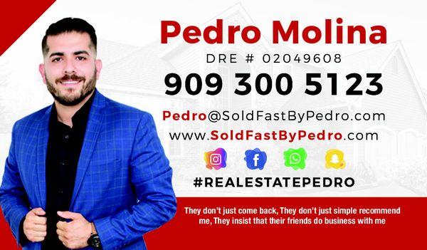 Pedro Molina RealEstatePedro Biz Card