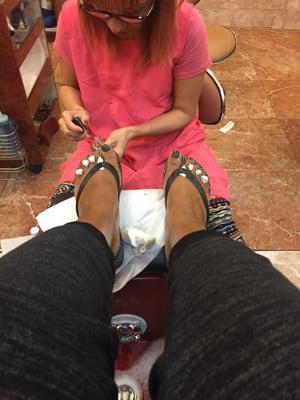 Always a great pedicure.