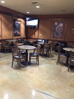 This peets is in a Raleys but still a nice little seating area to sit or study if you want.