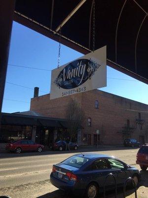 Entrance sign on 4th Street