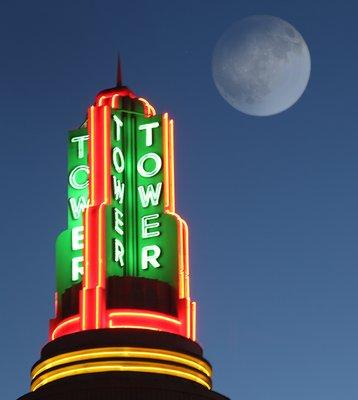 We love this image of our local Tower Theater.