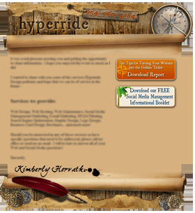 Email Marketing: Rustic