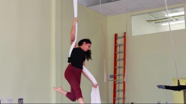 Learn Aerial Silks at Air Temple!