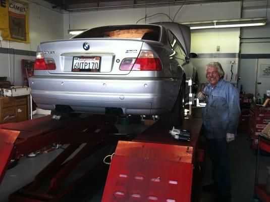 Spot on Alignment / Balance with driver weights placed on drivers seat...