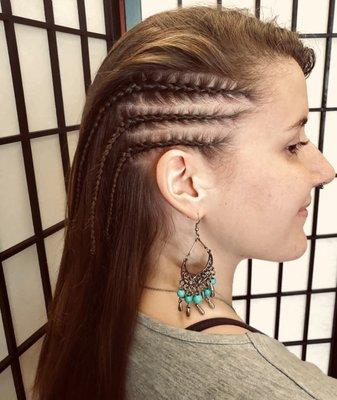 Corn rows