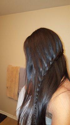 Cascade French Braid