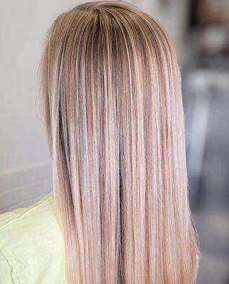 Highlights and pink toner