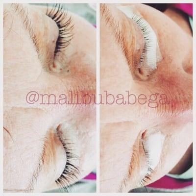 Natural eyelash application!