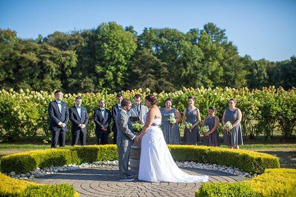 Wedding Ceremony at Spring Valley Meadows