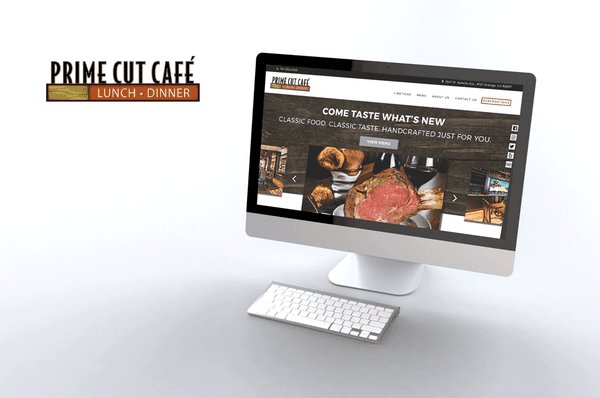 Prime Cut Cafe website design http://primecutcafe.com/