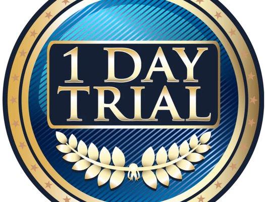 Ask About Our 1 Day Free Trial!