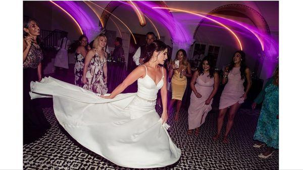 Nonstop dancing at our wedding. Guests had a blast!