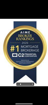 We were honored to be voted the #1 mortgage broker in the USA in 2020 after having funded over $12B.