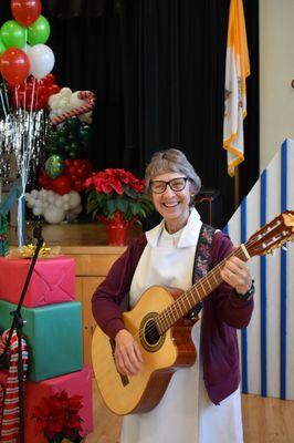 S. Geralyn peforming at our Early Childhood Education Christmas Program