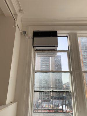 Top Mountain window unit installation