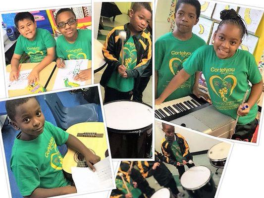 Did you know? Our Performing Arts Program features Piano, Guitar, Violin, Drums, Art , and Dance instruction along with loads of fun!