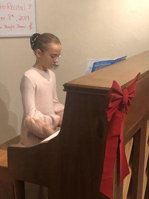 Focused and Determined! A highlight from Sempre Music Studio's December 2019 recitals.