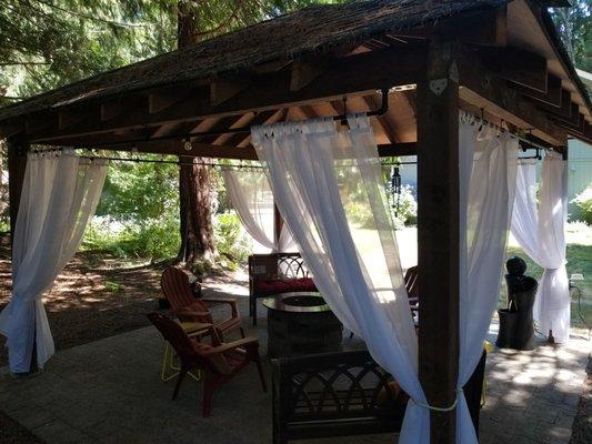 Gazebo Privacy Walls Installed