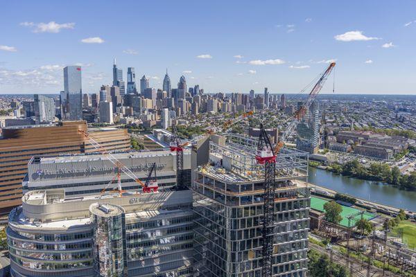 Philadelphia Construction Aerial Photo