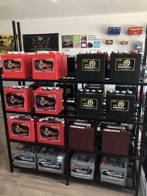 Golf cart batteries