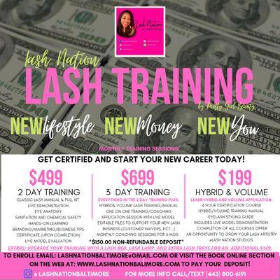 Lash Certification Course Flyer