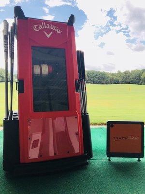 Callaway Golf Fitting Cart and Trackman at Chris Therrell Golf Academy.