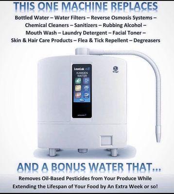 This is the mighty k-8 ionizer. The latest & best machine available worldwide