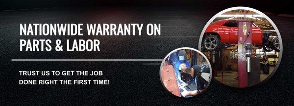 GC offers Nationwide warranties on parts & labor.