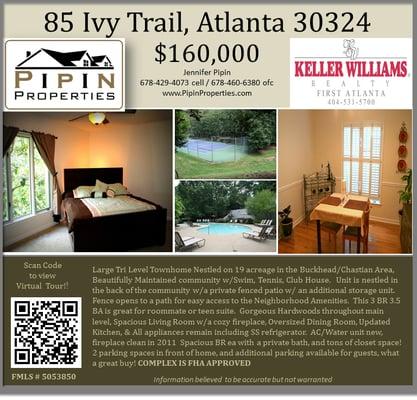 85 Ivy Trail - For Sale!