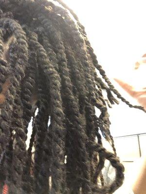 Kinky twists NOT spring twists