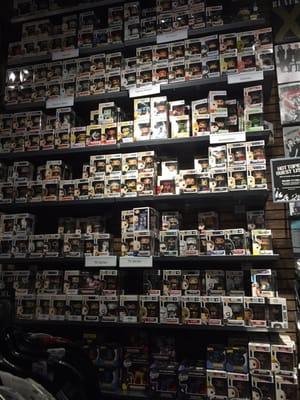 Looking for reusable Star Wars totes. Stumbled upon this huge wall of funko pop figurines!