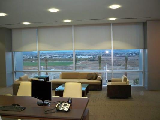 Desert project - Lutron automated roller shades