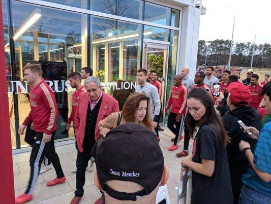 Atlanta United Football Club and team owner Arthur Blank.