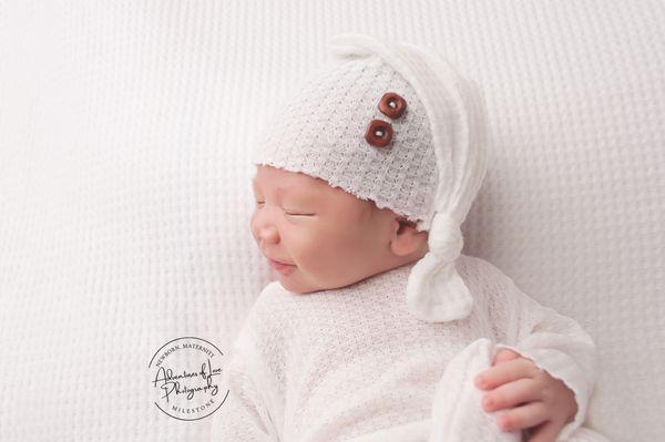 Newborn Baby Boy Session Posed Photo