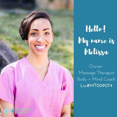 Hello, my name is Melissa and I'm your local licensed massage therapist committed to relieving your aches and pains fast at Massage Smart!