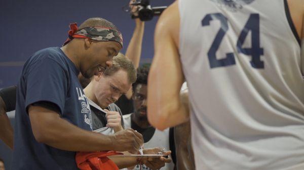 Andre Miller at San Diego Social League's Last Call Showcase