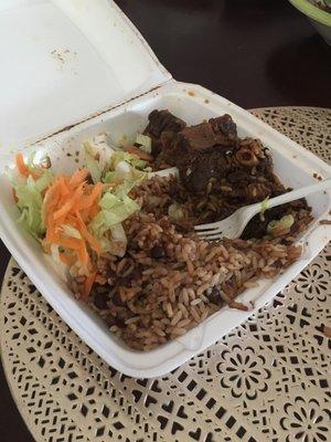 Oxtail rice and peas $13.01