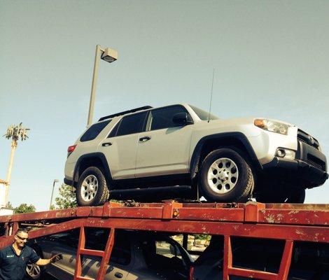 Transporting my 2010 4 Runner from Ks to Nv