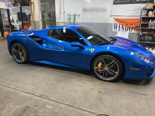 ceramic coating on this ferrari