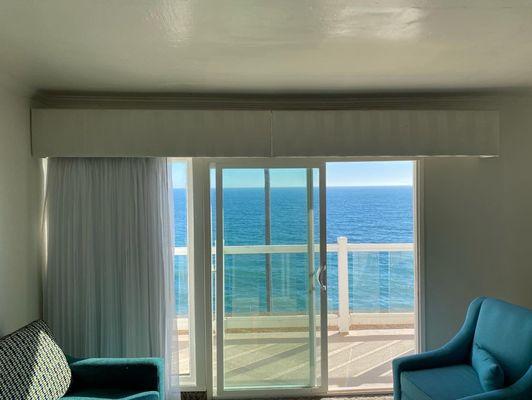 Custom drapes at Capri Laguna (Laguna beach, CA)