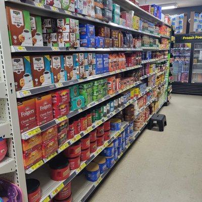 Coffee aisle