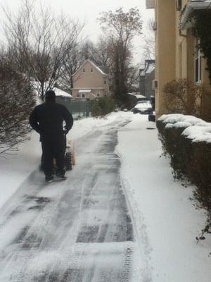 Would you ever move when you have a neighbor that cleans your driveway because "it's easy"? Ray = best neighbor in the WORLD!