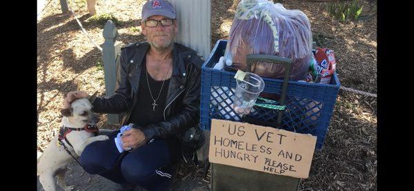 Veterans are a substantial presence amongst the homeless.