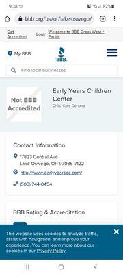 Early Years Chidren's Center