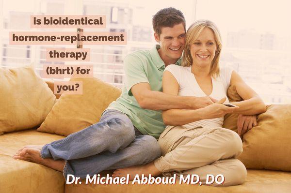 Find out more about BHRT if you are pre/menopausal with Dr. Michael Abboud #stayyoung