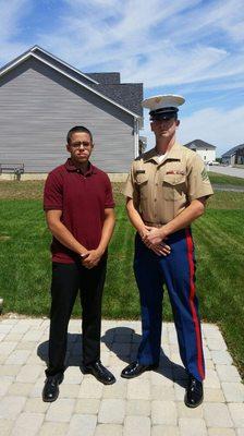 Recruit Guilbe, graduated from Cornwall Central High School in June of 2016 and is currently in recruit training at Parris Island SC.