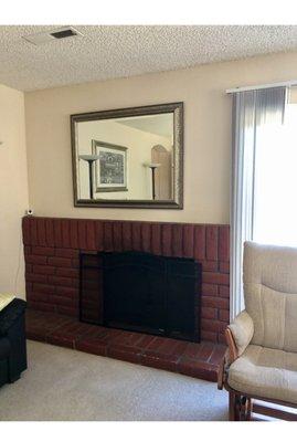 Ugly old fireplace