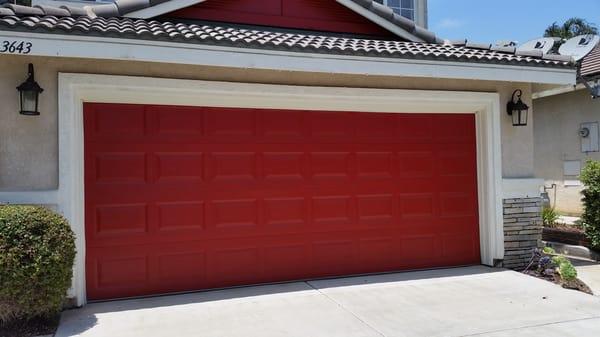 Custom paint Red door